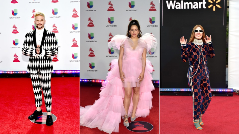 Illustration for article titled The 2018 Latin Grammys Red Carpet Was Positively Dripping With Glamour (Drip Drip)